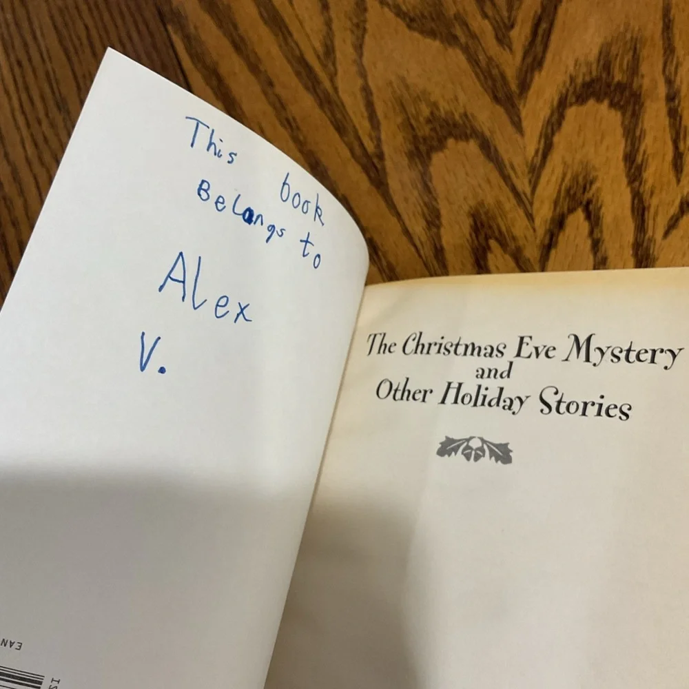 Christmas books:Bunnicula, Santa Dog, Teeny Witch, Carols, Black Lagoon, Mystery